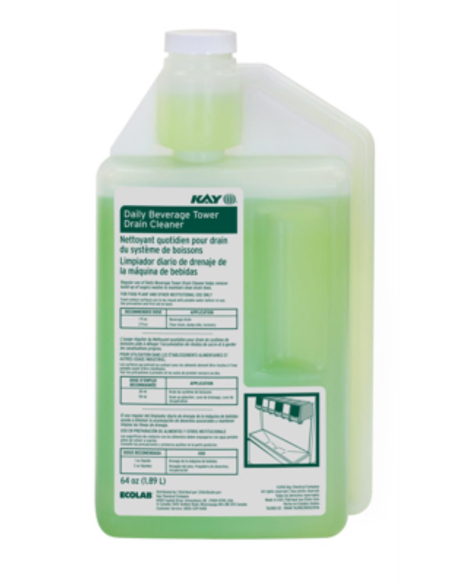 Kay Chemical Nettoyant Drain Daily Beverage Tower 1.89LTR x 1