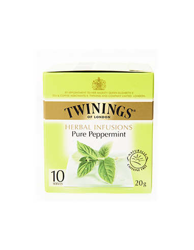 Twinings Tea Bags Env Pure Peppermint 10 Pack x 1