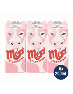 Devondale 草莓味牛奶6包200ml  -  1200ml x 1