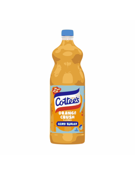Cottee's Cordial Orange Cordial 1ltr x 1