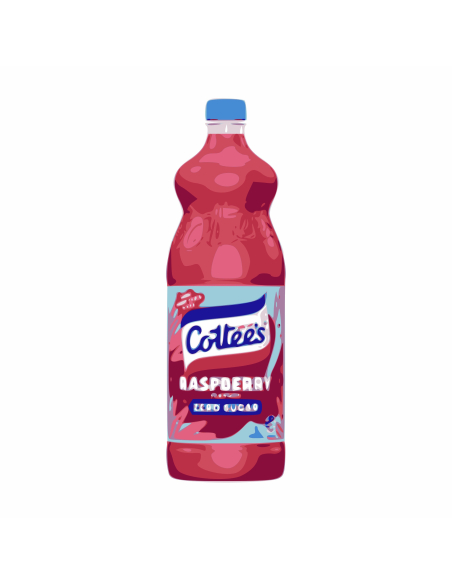 Cordial Raspberry Cordial Zero Sugar 1ltr x 1