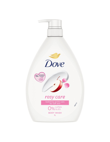 Dove Body Wash Rosy Care 1ltr x 1