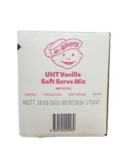 Whippy Uhtバニラソフトサーブミックス5L 2パック10LTR X 1