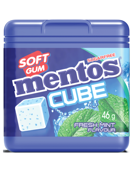 Mentos Guma do żucia kostki do gumy do żucia 46g x 4