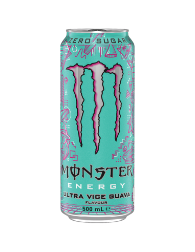 Monster Ultra Vice Guava Energy Drink 500ml x 24
