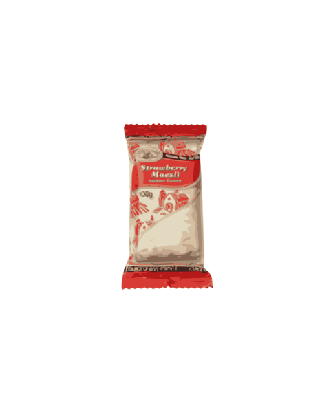 Future Bake Barra di muesli rivestita yogurt fragola 100g x 24 Future Bake Barra di muesli rivestita yogurt fragola 100g x 24