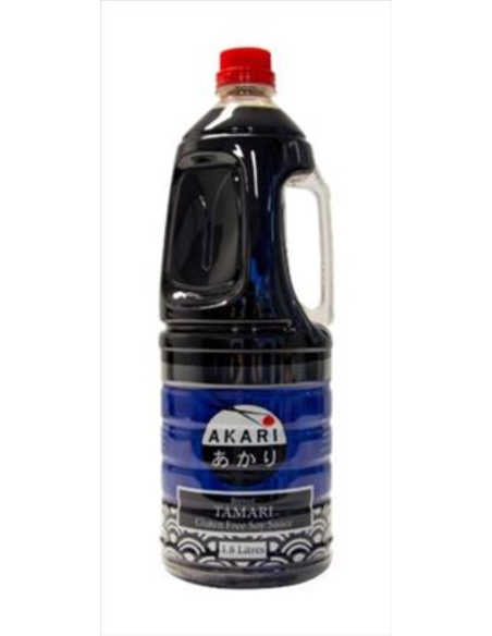 Akari 酱油大豆面筋免费1.8LTR X 1