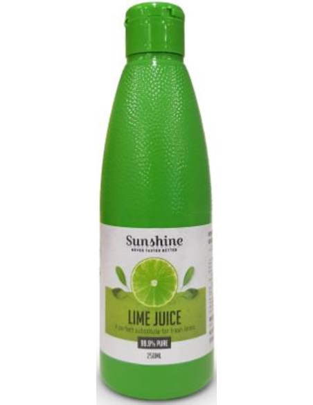 Sunshine Juice Lime Pure Squeeze 250ml x 1