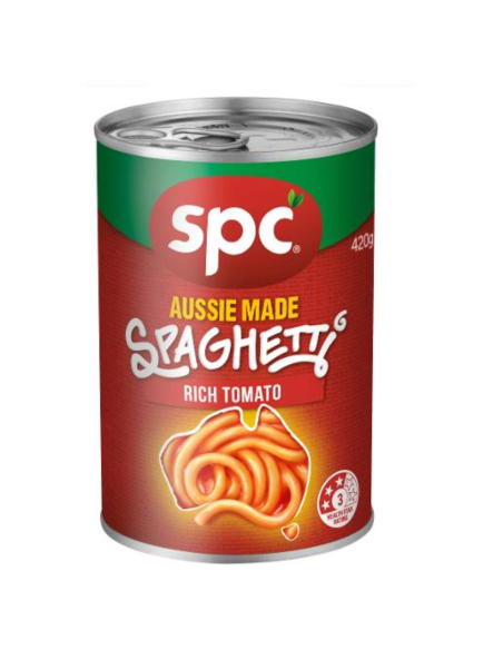 Spc Spaghetti In Rich Tomato Sauce 420g x 1