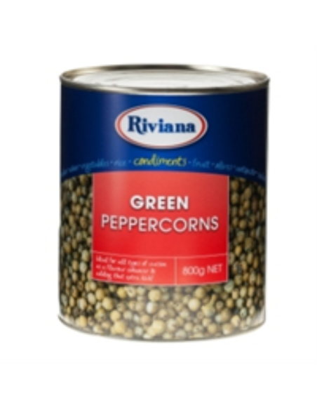 Riviana Peppercorns Green 800g x 1 Riviana Peppercorns Green 800g x 1