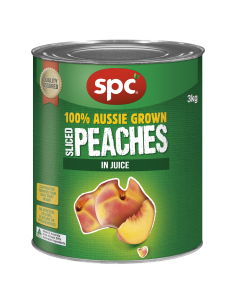 Spc Peaches Sliced In Juice 3kg x 1