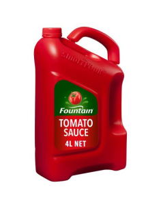 Fountain Sauce Tomato Gluten Free 4ltr x 1