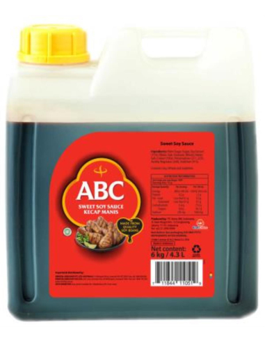 Abc ketjap manis (sos sojowy) (4Lt) 6kg x 1