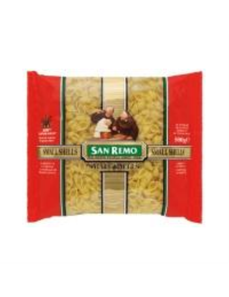 San Remo Pasta Shells Small No 28 500g x 1 San Remo Pasta Shells Small No 28 500g x 1