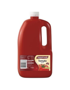 Masterfoods Sauce Tomato Gluten Free 4ltr x 1