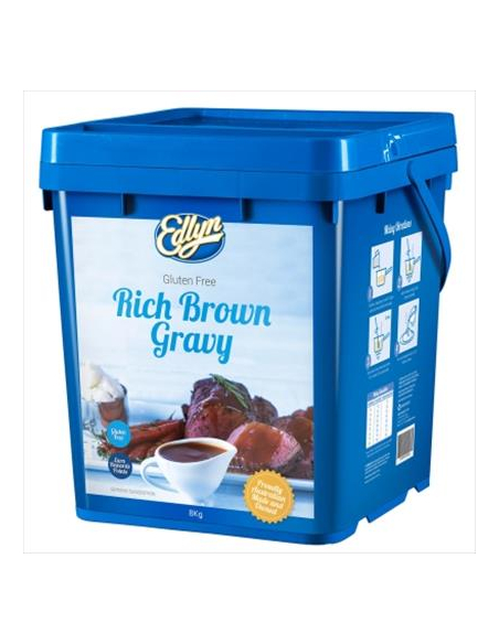 Edlyn Gravy Mix Rich Brown Gluten Free 8kg x 1 Edlyn Gravy Mix Rich Brown Gluten Free 8kg x 1