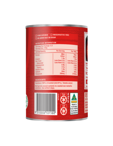 Spc Tomaten zerquetscht 400 g x 1