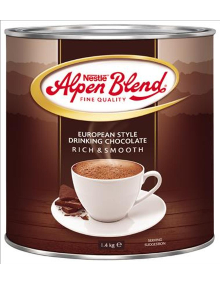 Nestle Chocolate Drinking Alpen Blend 1.4kg x 1 Nestle Chocolate Drinking Alpen Blend 1.4kg x 1
