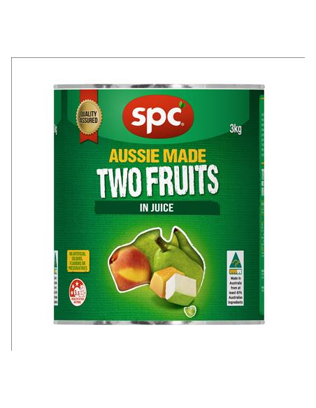 Spc Dos frutas en jugo 3kg x 1