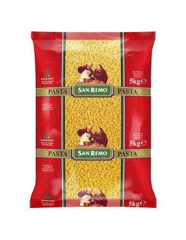 San Remo Pasta Macaroni No 38 5kg x 2