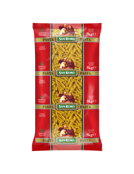 San Remo Pasta Spirals Small No 16 5kg x 2 San Remo Pasta Spirals Small No 16 5kg x 2