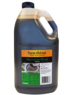 Sunshine Sauce Worcestershire Gluten Free 3ltr x 1