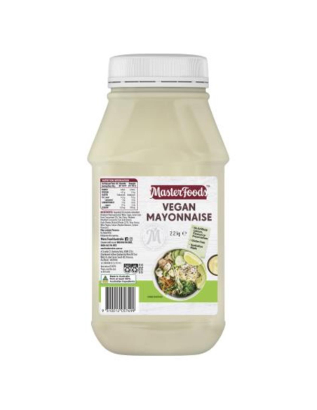 Masterfoods Mayonnaise Vegan Gluten Free 2.2kg x 1 Masterfoods Mayonnaise Vegan Gluten Free 2.2kg x 1