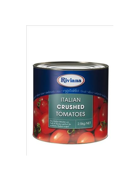 Riviana Tomatoes Crushed Italian 2.5kg x 1 Riviana Tomatoes Crushed Italian 2.5kg x 1