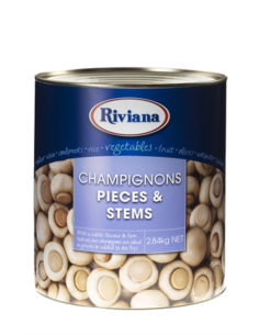 Riviana Champignons Stems & Pieces 2.84kg x 1