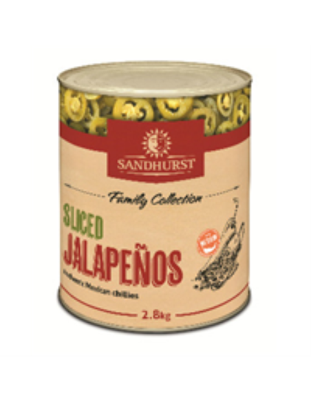 Sandhurst Jalapeno Peppers tranchés 2.8kg x 1