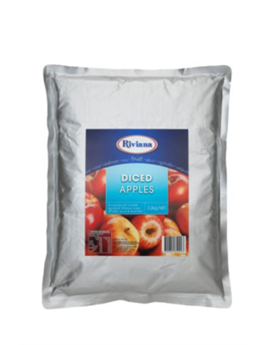 Riviana Pie Apple Diced Pouch Pack 3.2kg x 1
