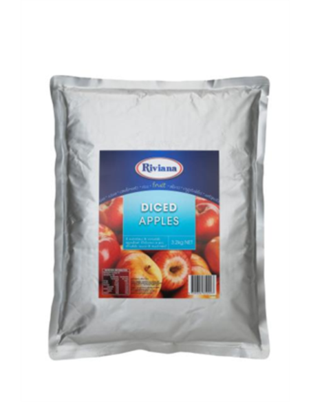 Riviana Pie Apple Diced Pouch Pack 3.2kg x 1 Riviana Pie Apple Diced Pouch Pack 3.2kg x 1