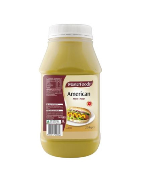Masterfoods Mustard American 2.5kg x 1 Masterfoods Mustard American 2.5kg x 1