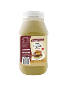 Masterfoods Mustard Hot English 2.5kg x 1