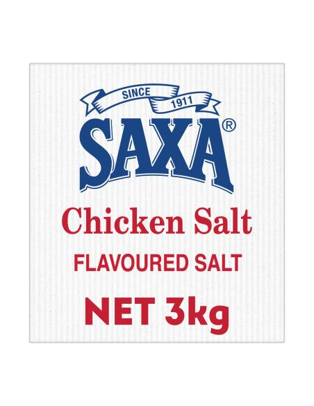 Saxa Salt Chicken Gluten Free No Added Msg 3kg x 1 Saxa Salt Chicken Gluten Free No Added Msg 3kg x 1