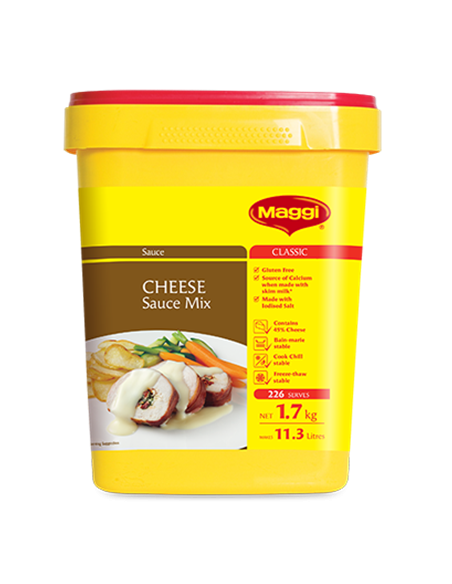 Maggi Sauce Mix Cheese Gluten Free 1.7kg x 1 Maggi Sauce Mix Cheese Gluten Free 1.7kg x 1