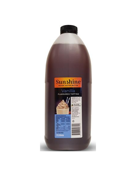 Sunshine Topping Vanilla 3ltr x 1