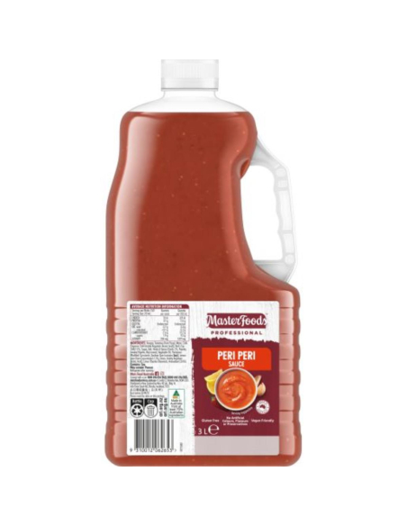 Masterfoods Sauce Peri Peri Gluten Free 3ltr x 1 Masterfoods Sauce Peri Peri Gluten Free 3ltr x 1