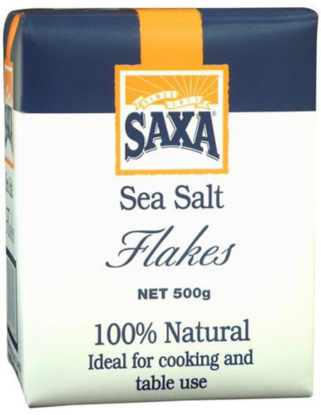 Saxa Salt Sea Flakes 500g x 1
