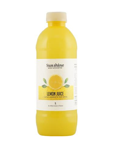 Sunshine Juice Lemon Pure Squeeze 1ltr x 1