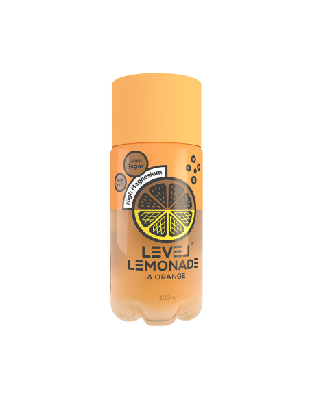 Level Lemonade Orange 300ml x 6