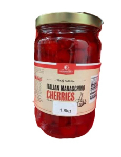 Sandhurst Cherries Maraschino Italian With Stem 1.8kg x 1
