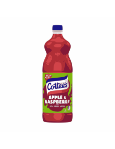 Cottee's Cordial Apple & Raspberry Cordial 1ltr x 1