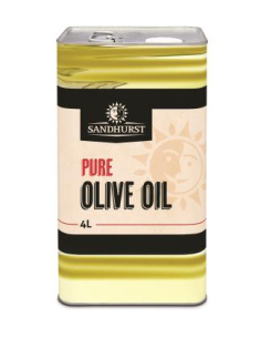 Sandhurst Oil Olive Pure 4ltr x 1
