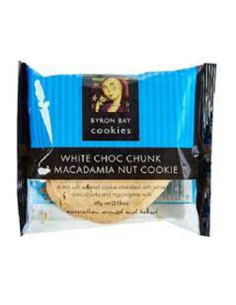 Byron Bay Cookies White Chocolate Chunk & Macadamias 60g x 12