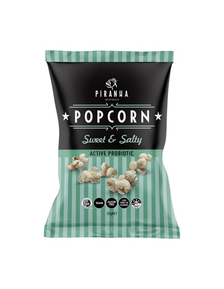 Piranha Popcorn Sweet & Solty 25G x 24