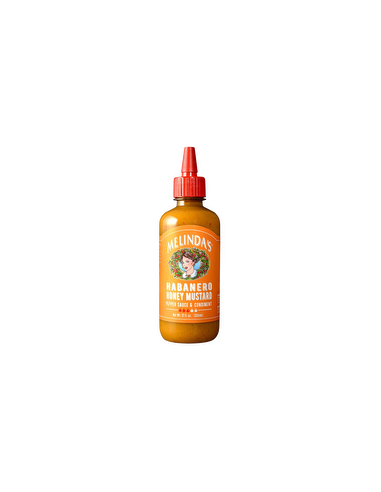Melindas Hot Habanero Honey Mustard Pepper Sauce 355mL x 1