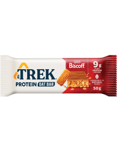 Trek High Protein Flapjack Oat Lotus Biscoff 50g x 16