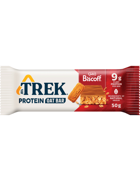 Trek High Protein Flapjack avena Lotus Biscoff 50g x 16