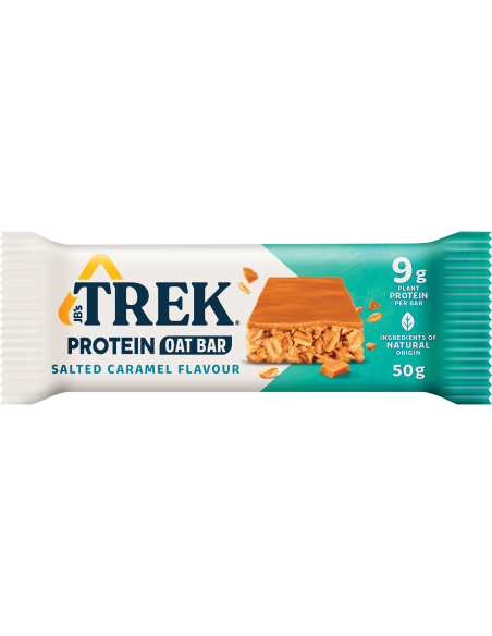 Trek High Protein Flapjack Oat Salted Caramel 50g x 16